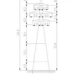 фото Анкерно-угловая опора ЛЭП 220 кВ - 1У220-4+15