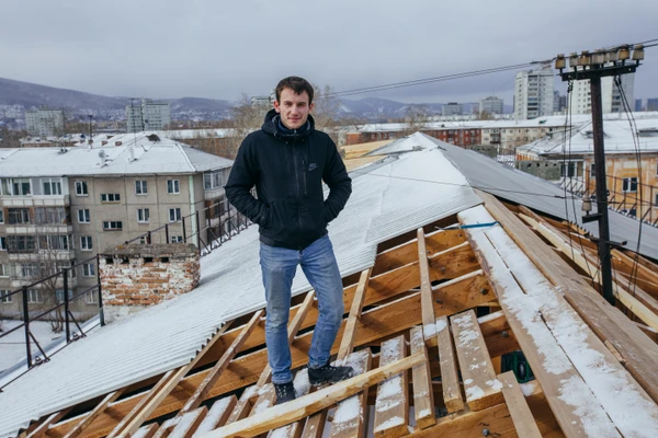 Фото Сделаем крышу для пятиэтажного здания в Красноярске. 