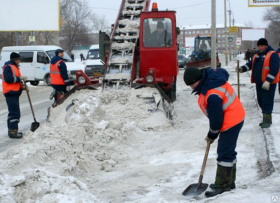 Фото Комплексная уборка снега