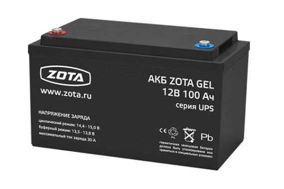 Фото Аккумулятор для ИБП котла отопления Zota GEL 200-12