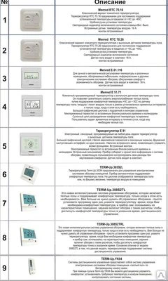 Фото Терморегуляторы для кабельного и пленочного теплого пола