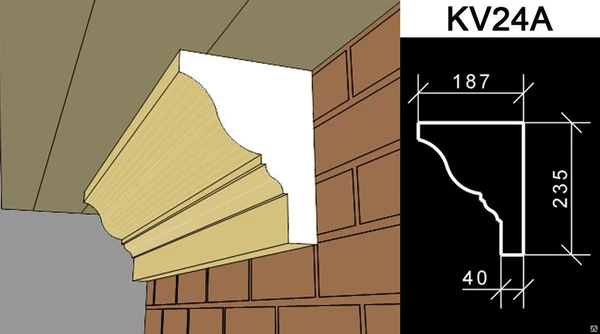 Фото Венчающий карниз KV24A
