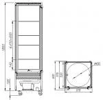 Фото №2 Кондитерский шкаф вентилируемый R400Cвр Carboma