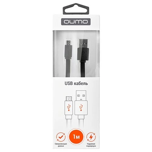 Фото Кабель Qumo USB - microUSB PVC