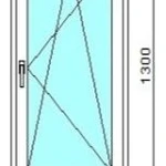 фото Окно Exprof Practica 58, фурнитура Roto NT, 2к СП 32мм, 800*1 300 мм