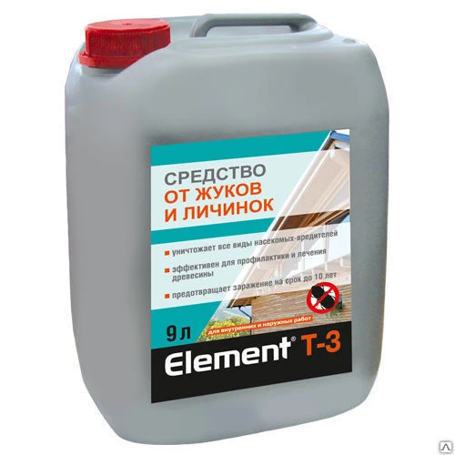 Фото Element T-3 Средство от жуков и личинок 9 л