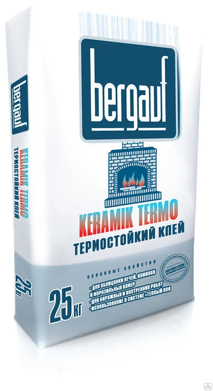 Фото Клей Bergauf Keramik Termo для печей и каминов Bergauf