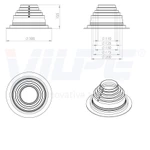 фото ROOFSEAL-3 110-200 Уплотнитель серый