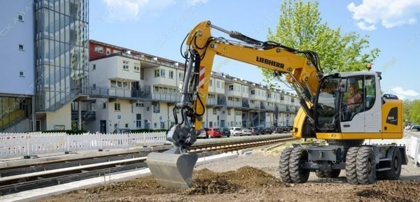 Фото Аренда колесного экскаватора Liebherr A 914, Москва