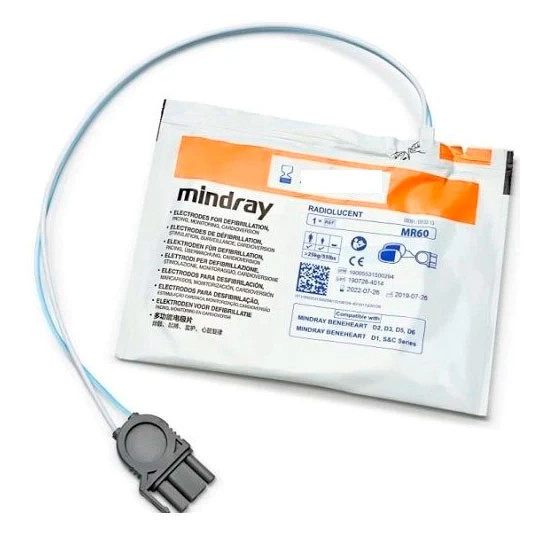 Фото Электроды Mindray MR60 (5 пар/уп., взрослый/детский, для BeneHeart D3, D6, D5, D2, C1)