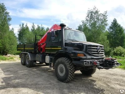 Фото Кран-манипулятор Mercedes-Benz Zetros 2733 A + HMF 2430