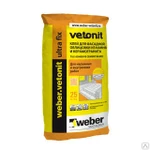 фото Клей weber.vetonit ultra fix фасадная облицовка Weber-Vetonit