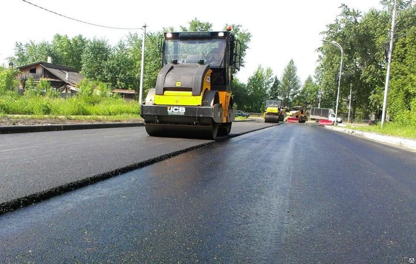 Фото Укладка асфальта