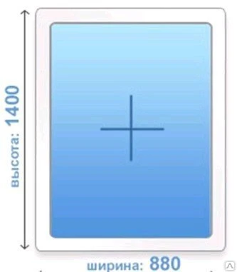 Фото Пластиковое окно ПВХ №3,одностворчатое
