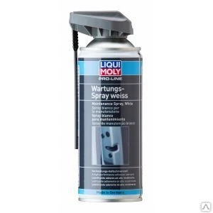 Фото Грязеотталкивающая белая смазка liqui moly pro-line wartungs-spray weiss 0,