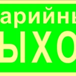 фото Знак ФЭС «Аварийный выход» (пленка)