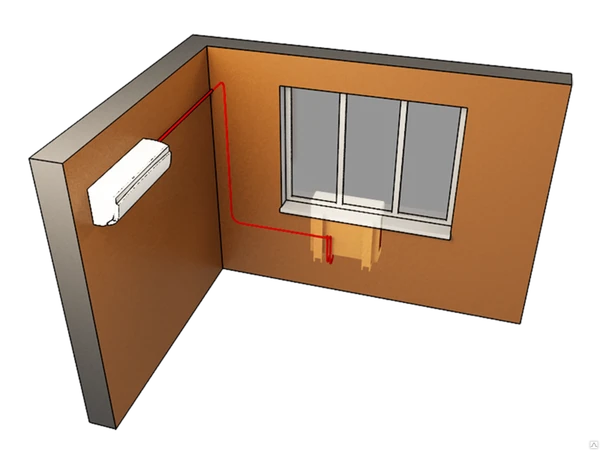 Фото Монтаж кондиционера 5,6-7,4  кВт (24)