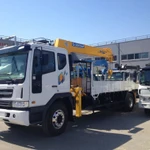 фото Грузовой бортовой Daewoo Novus DL08 с краном манипулятором Soosan 746