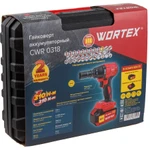 Фото №7 Гайковерт бесщеточный аккумуляторный Wortex CWR 0318/4, 18 В, 310 Нм, 1/2", 1 АКБ х 4 Ач, кейс