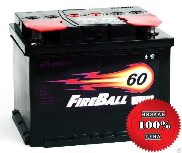 Фото Аккумулятор FIRE BALL 60А*ч