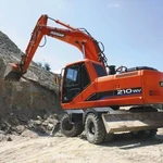 фото Колёсный экскаватор Doosan S210W-V