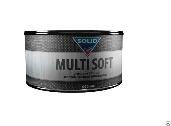 Фото Шпатлевка автомобильная SOLID PROFESSIONAL LINE MULTI SOFT 1000 мл