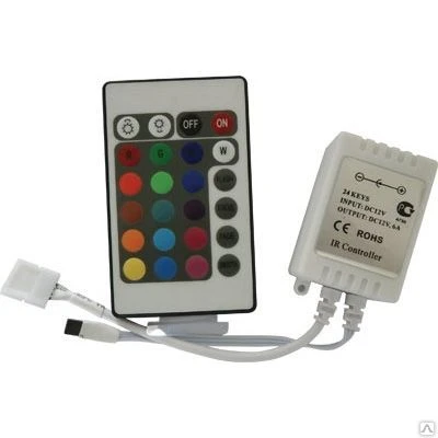 Фото Ecola LED strip RGB IR controller 72W - контроллер с инфракрасным пультом у