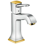 фото Смеситель для раковины Hansgrohe Metropol Classic хром/золото 31300090