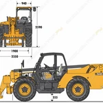 Фото №4 Аренда телескопического погрузчика JCB 540-140 , Москва