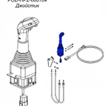 фото Джойстик (шариковое окончание) POD-HPZ-000104 для фронтального погрузчика Metal-Fach Т-219