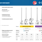 Фото №2 Насадка-миксер для легких растворов Зубр МНЛ-П120, 120/590 мм, М14, перемешивание сверху-вниз