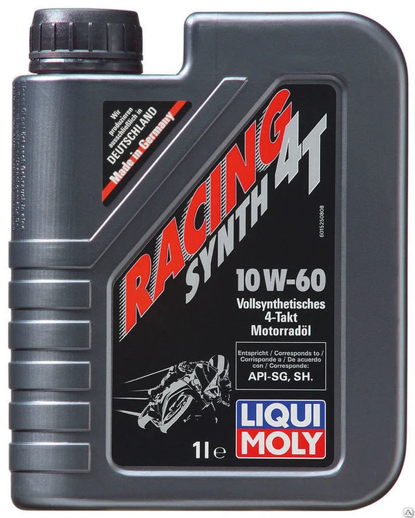 Фото Масло моторное LiquiMoly Racing Synth 4T 10w-60 (1 л.) SL/MA-2