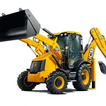 фото Аренда экскаватора-погрузчика колесного JCB JS200W от 1 куб