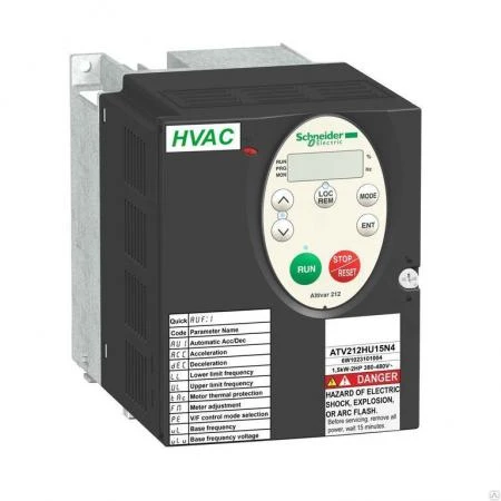 Фото Преобразователь частоты ATV 3ф 1.5 кВт 380-480В IP21 Schneider Electric