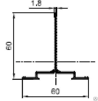 Фото DokSal, H-профиль 60/60/1.8