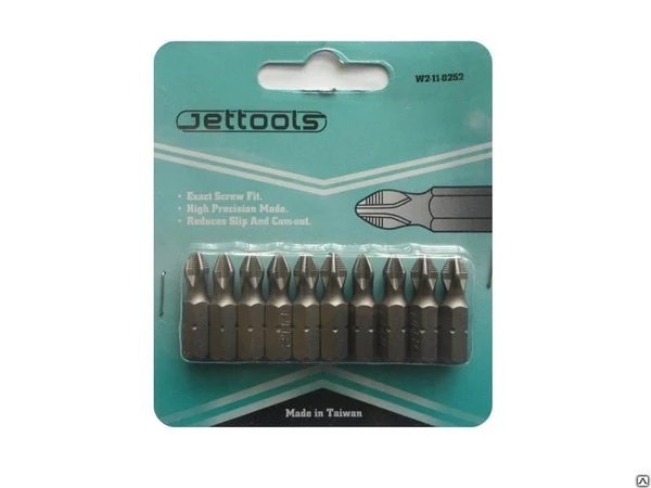 Фото Бита Jettools PH2 25 мм (10 шт)