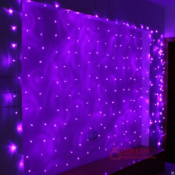 Фото LED гирлянда ActivLed Занавес 600 (purple) (2x3 метра)