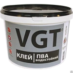 фото Клей ПВА водостойкий VGT (280 г; 1 кг; 2,5 кг; 10 кг)