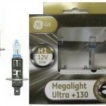 фото Комплект автоламп индикаторных H1 GE Megalight Ultra +130%