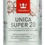 фото Лак алкидный UNICA SUPER EP 20 полуматовый 0,9 л Tikkurila