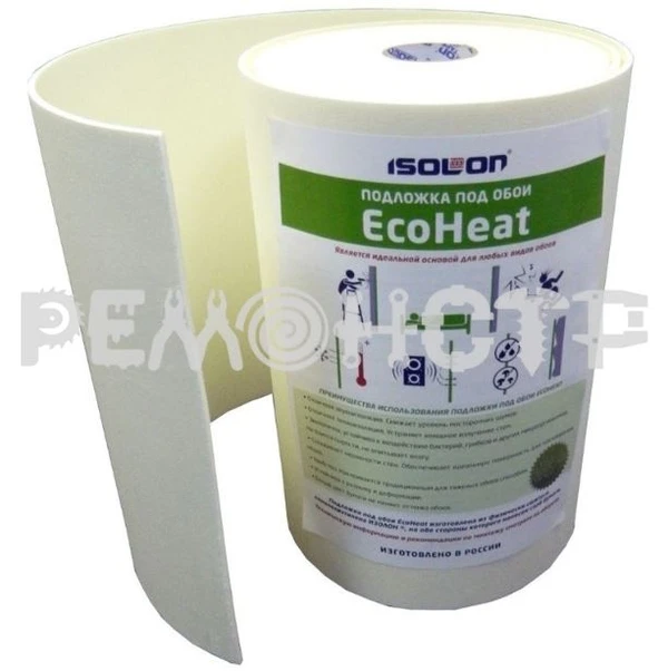 Фото Подложка под обои EcoHeat 5мм (0,5*14 м/7м2 ) (1/2) П