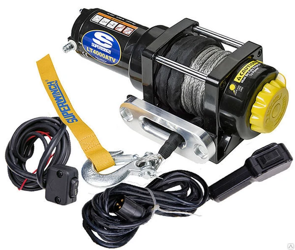 Фото Лебедка электрическая для ATV Superwinch LT 4000ATV с синтетическим тросом