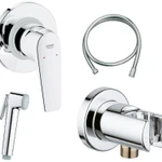 фото Гигиенический комплект Grohe BauFlow 124900 Jacob Delafon