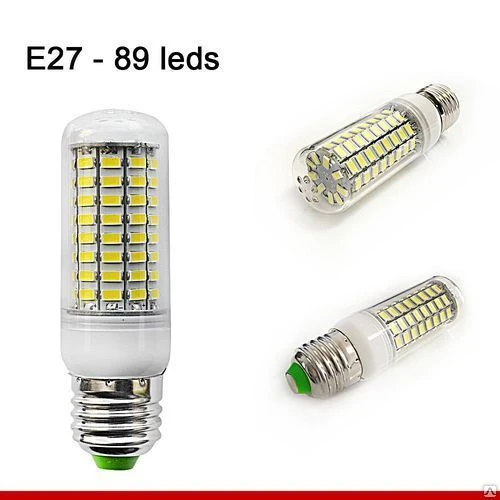 Фото Светодиодная лампа 220В E27 18W 89SMD