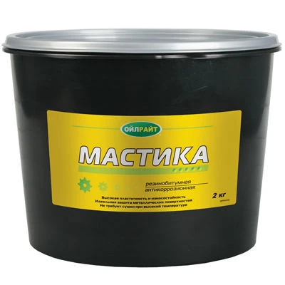 Фото Мастика резинобитумная 2кг OIL RIGHT