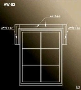 Фото Комплект обрамлений Оконный проем AW-03