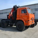 фото СЕДЕЛЬНЫЙ ТЯГАЧ КАМАЗ 65221-43 с КМУ Fassi F155А 0.24
в