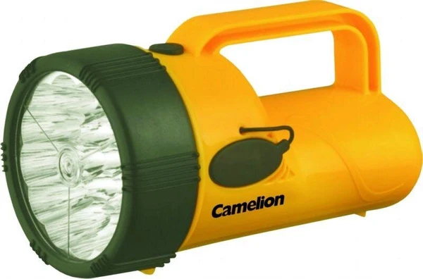 Фото Фонарь 19LED 29314 (аккум. 220В желт.; 4В 2.3А-ч) Camelion 10471