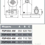 Фото №2 Фильтровальная установка до 30 м3 Emaux FSP400-4W (Opus)