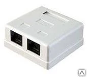 Фото Компьютерная розетка -2RJ-45 CAT5e REXANT 03-0151